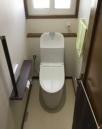 トイレ施工後