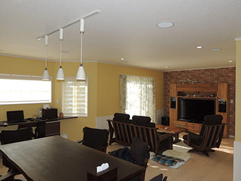 リビング施工後