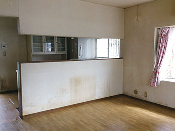 キッチンダイニング施工前