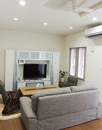 リビング施工後