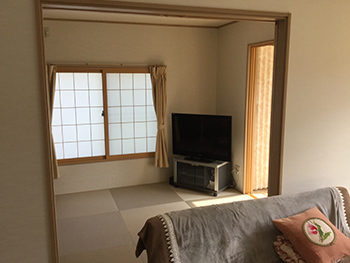 リビング施工後