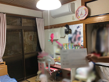 子供部屋施工前