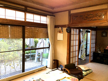 和室施工前、窓施工前