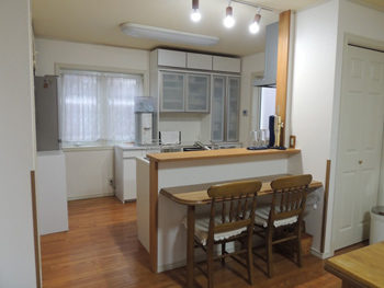 ダイニング施工後