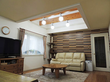 リビング施工後