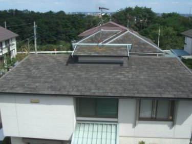 屋根葺き替えリフォーム前