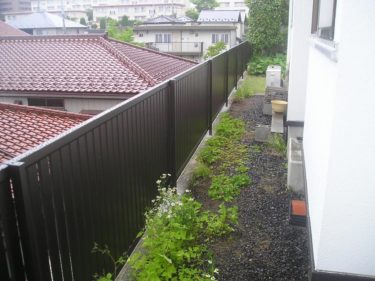 フェンス付替え工事