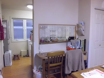 ダイニング施工前