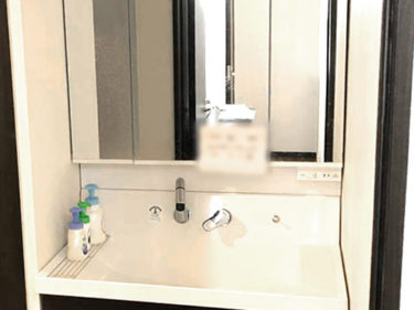 洗面施工後