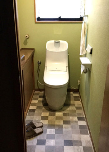 トイレ施工後