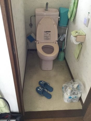 トイレ施工前