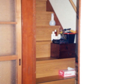 階段改修、手すり取付